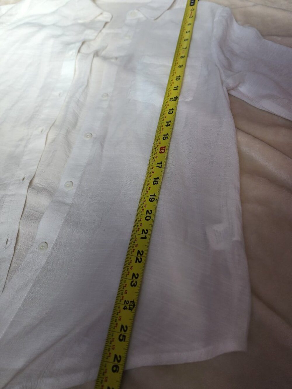 Women's Cotton Linen Long Sleeve Button Down - Picture 5 of 7